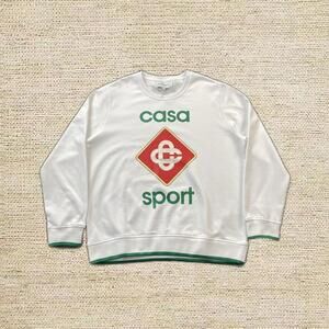 Mens Casablanca white Cotton Casa Sports